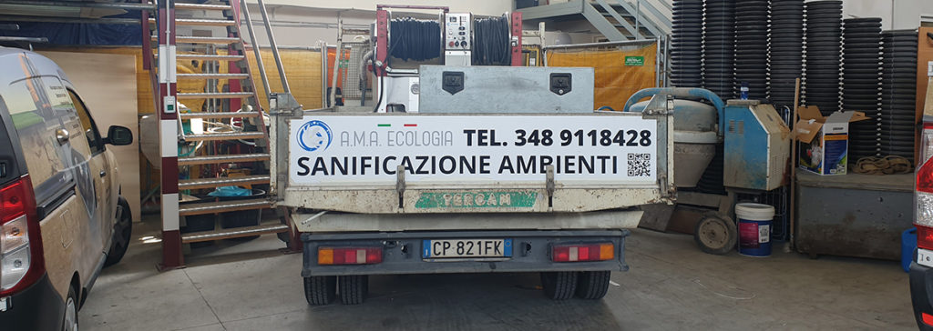 sanificazione di ambienti